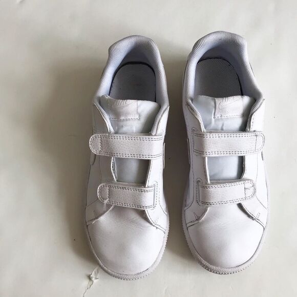 Nike white Court Royale PS sneakers VGUC size 3 youth - Picture 1 of 8